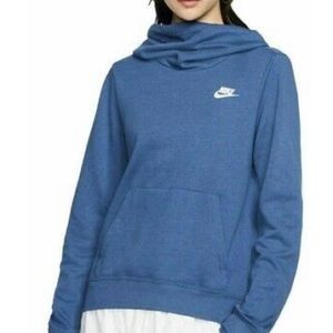 Like new, Dark blue, Nike funnel neck sweatshirt
